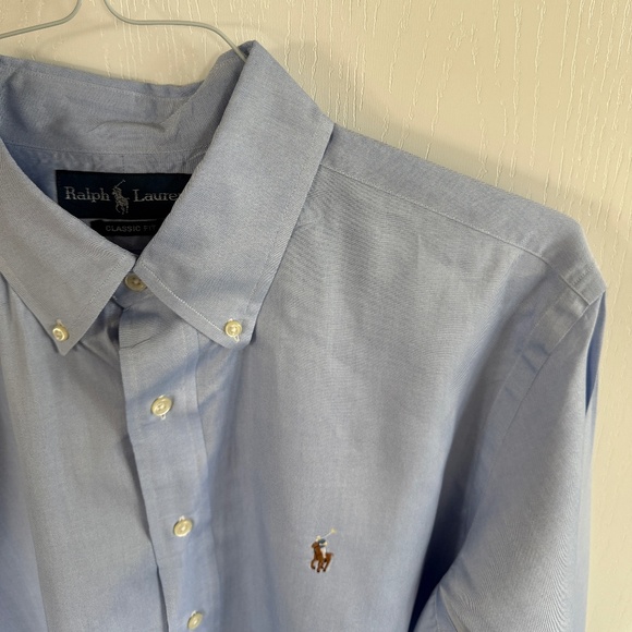 Polo Ralph Lauren Oxford-Style Dress Shirt: 16.5 x 34/35 - Picture 2 of 3